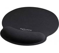 Delock 12559 DELOCK Tapis de souris avec repose-poignets rond noir