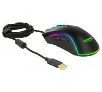 DeLOCK 12670 souris Gaming Droitier USB Type-A Optique 10000 DPI