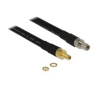 DeLOCK 13007 câble coaxial CFD400, LLC400 3 m SMA Noir
