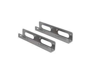 DeLOCK 18282 Kit d'Installation 2.5" vers 3.5" Argent pour Disque Dur / SSD - Compatible PC - Inclut Vis de Fixation