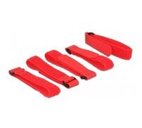 DeLOCK 18705 Velcro Rouge 5 pièce(s), Serre-câble