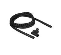 DeLOCK 18835 Accessoire de Câble Noir, Diamètre 1.5cm, Matériau Polyéthylène