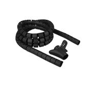 DeLOCK 18837 Accessoire de câblage - Gaine de protection noire en polyéthylène - Diamètre 2.5cm