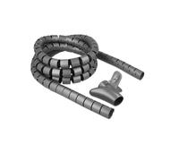 DeLOCK 18845 Gaine de Câble 2.5cm Gris Polyéthylène - Accessoire de Gestion de Câbles