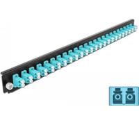 DELOCK 19 Frontbl 24 Port LC Duplex aqua