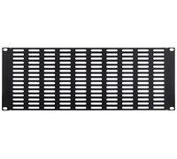 Delock 19'' Panneau pour Armoire réseau avec Fentes d'aération Horizontales 4 U Noir