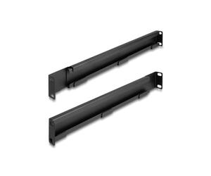 DELOCK 19" Tragschiene 368-600mm 1HE 2St | 66865