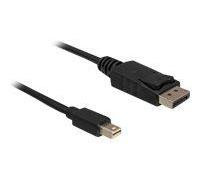 DeLOCK 1m Displayport Cable mini DisplayPort Noir