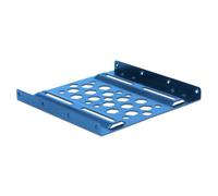 DeLOCK 21291 Obturateur de baie de lecteur 3.5" Panneau de support Bleu