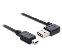 DeLOCK 2m USB 2.0 A - miniUSB m/m câble USB USB A Mini-USB A Noir