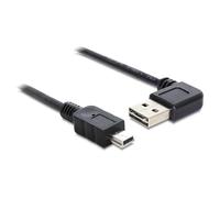 DeLOCK 2m USB 2.0 A - miniUSB m/m câble USB USB A Mini-USB A Noir