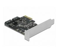 DELOCK 2Port SATA PCI Express Karte Low Profile Formfaktor