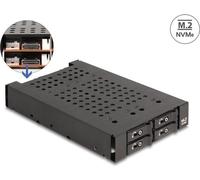 Delock 3.5 ? Cadre amovible pour 4 x M.2 NVMe SSD - boîtier - 3,5