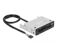 Delock Lecteur de Cartes USB 2.0 5 Fente + 1 Port USB 2.0 Type A Femelle