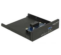 Delock 3.5" USB 3.1 Gen 1 x USB Type-C™ + 1 x USB Typ-A (63962)