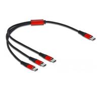 DeLOCK 3-en-1 USB-C > 3x USB-C, Câble