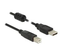 DeLOCK 3m, USB 2.0-A/USB 2.0-B câble USB USB A USB B Noir