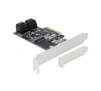 DELOCK 4 Port SATA und 1 Slot M.2 Key B PCI Express x4 Karte