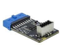 DeLOCK Adaptateur Interne USB 3.2 Gen 1 (5 Gbps) Key A Femelle vers USB 3.2 Gen 2 Type-A Femelle, Chipset Actif, 22x40x11mm, Windows/Linux
