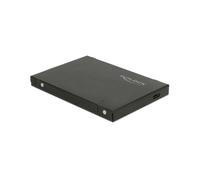 DeLOCK 42609 Boîtier SSD Externe M.2 PCI Express vers USB Type-C 3.2 Gen 2 (10 Gbit/s) Noir - Support 1x M.2 - Compatible Windows/Mac/Linux