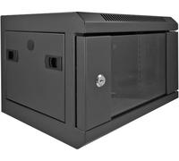 Delock 43379 - Étagère murale - 4U - 40 kg - Gestion améliorée des câbles - noir