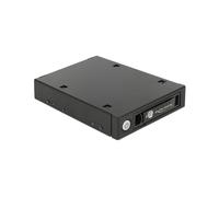 DeLOCK 47232 Obturateur Baie Lecteur 15mm Métal Noir - Hot Swap 32Gbit/s - Windows 10/8.1/7, Linux - Avec Verrouillage et Vis