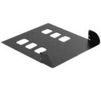 DELOCK 5.25 Metall Einbaurahmen für 2 x Wechselrahmen
