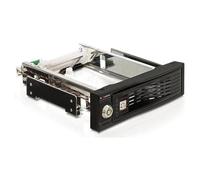 DeLOCK 5.25" Mobile Rack 3.5" Mural Noir