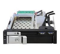 DeLock Cadre d'échange 5,25" pour 1 x 2,5 + 1 x 3,5 SATA, Cadrage