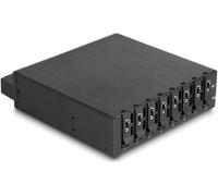 DELOCK 5.25 Wechselrahmen für 8 x M.2 NVMe SSD Slim SFF-8654