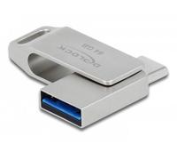 Delock 54075 Récipient en verre pour clé USB 64 GB argent 54075 USB, USB-A, USB-C®