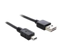 DeLOCK 5m USB 2.0 A - mini USB m/m câble USB USB A Mini-USB A Noir
