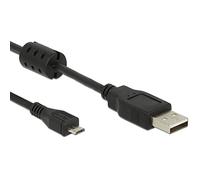 DeLOCK 5m, USB 2.0-A/USB 2.0 Micro-B câble USB USB A Micro-USB B Noir