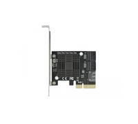 DELOCK 5Port SATA PCI Express x4 Karte + Low Profile