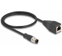 Delock 60067 RJ45 / M12 Adaptateur réseau S/FTP 0.50 m noir 1 pc(s)