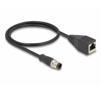 Delock 60067 RJ45 / M12 Adaptateur réseau S/FTP 0.50 m noir 1 pc(s)