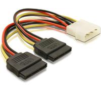 cable power sata hdd 2x > 4pin male (60102)