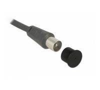 DeLOCK 60165 Noir 10pièce(s) protection de sécurité pour prise - Capuchons de sécurité (F jack, Noir, Type F, Polyethylene (PE), 11,5 mm, 14 mm