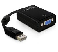 DeLOCK Adaptateur DP St. ->VGA Bu 15P 22cm bk