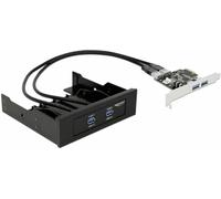 Delock 61893 2+2 ports Carte contrôleur USB 3.0 USB 3.1 (Gen 1) PCIe
