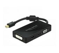 Delock 62073 DELOCK Mini DP 1.2 Adapter > VGA/HDMI/DVI/Audio Bu 4K passiv