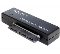 DeLOCK 62486 Adaptateur et connecteur de câbles USB3.0 SATA III Noir - Adaptateurs et connecteurs de câbles (USB3.0, SATA III, Female Connector/Female Connector, Noir)
