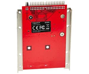 Delock 62495 Convertisseur IDE 44 broches> mSATA avec 2,5 Cadre (7 mm)