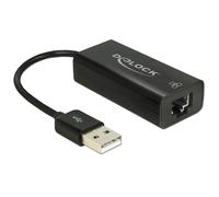 Delock Adapter USB 2.0 > LAN 10/100 Mb/s - Adaptateur réseau - USB 2.0 - 10/100 Ethernet