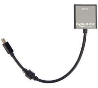 DeLock 62611 Adaptateur DisplayPort vers HDMI 0,2 m Noir