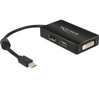 Delock 62623 DisplayPort / HDMI / DVI Adaptateur [1x Mini port Display mâle - 1x DisplayPort femelle, HDMI femelle, DVI femelle