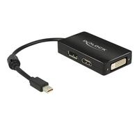 DeLock Adaptateur 62623 DisplayPort/HDMI/DVI – 1x Mini Display mâle, 1x DP/HDMI/DVI femelle