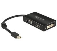DeLock 62631 Adaptor Cable Mini DisplayPort 1.1 Male to 1 x VGA, 1 x HDMI and 1