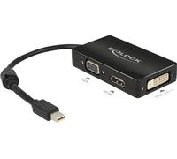 Delock 62631 DisplayPort / VGA / HDMI / DVI Adaptateur [1x Mini port Display mâle - 1x VGA femelle,