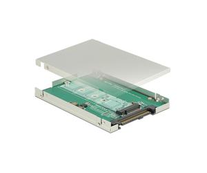 DeLOCK 62710 Carte Adaptateur Interne U.2 vers M.2, 100x65x7mm, Consommation 13.2W, Compatible Windows 7/8/8.1/10 et Linux